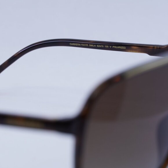 🕶️ New CARRERA 1047/S 0086 LA Sunglasses - Havana Frame, Brown Gradient Lenses - Picture 6 of 10